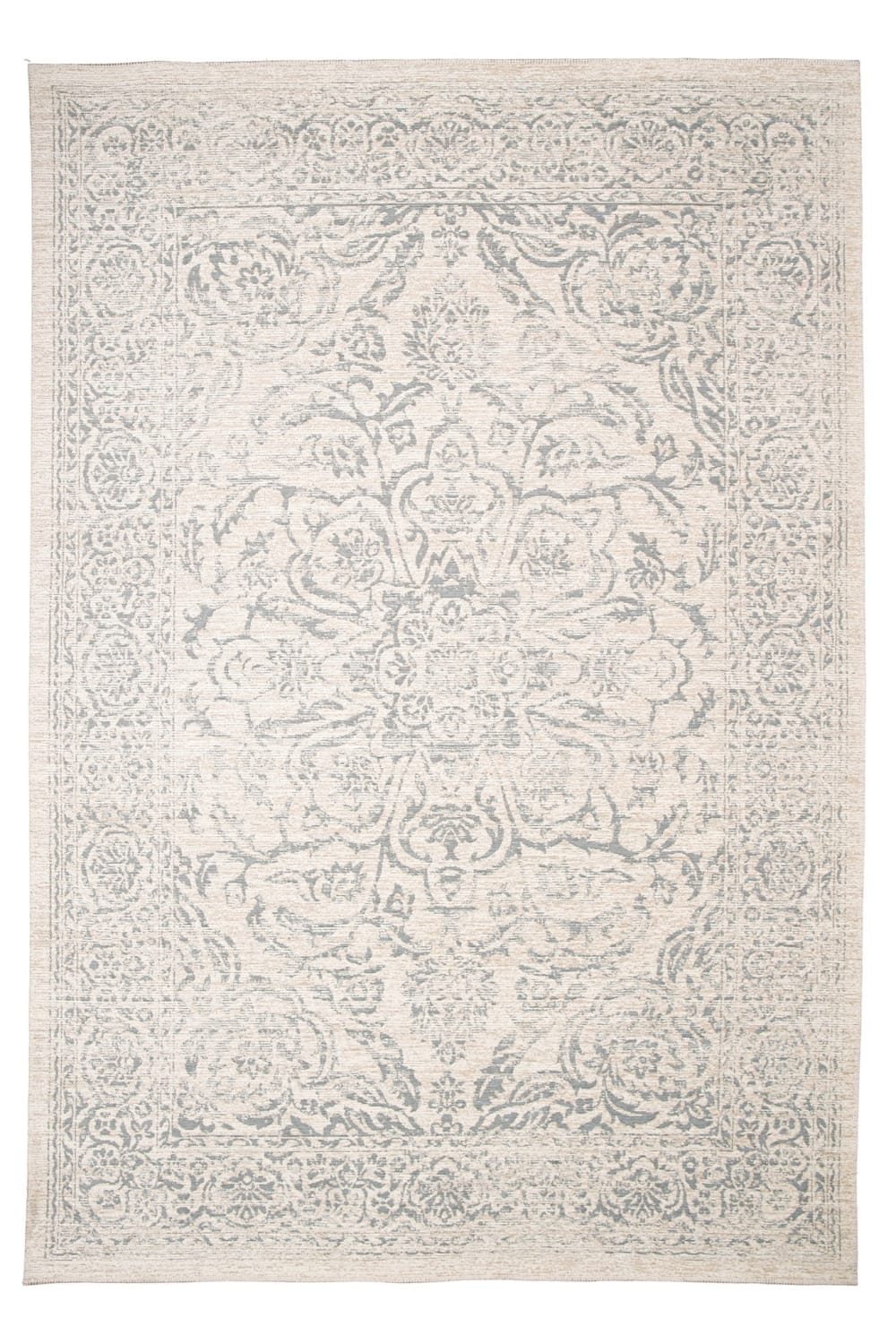 Tapis tissé en jute et fils chenille 120 x 170 cm