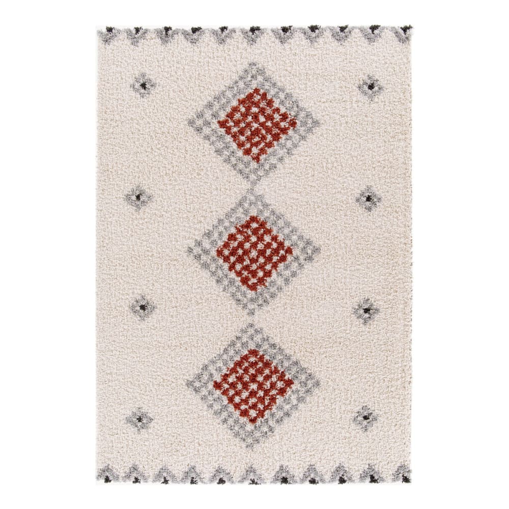 AFK Living Teppich weich dick Ethno-Stil 200 x 290 cm style modern Rot Öko-Tex Zertifikat Pp - Polypropylen