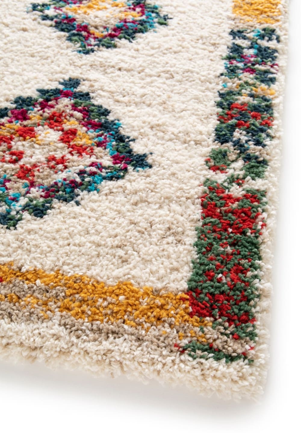 Tapis shaggy design doux et volumineux de style ethnique 120 x 170 cm — vue 4