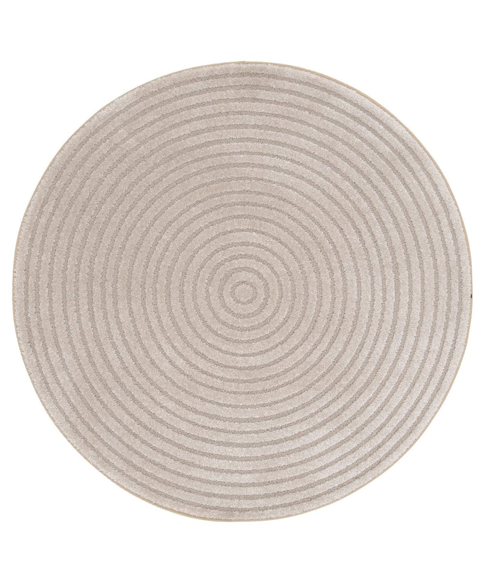 Tapis rond design avec effet relief 160 x 160 cm