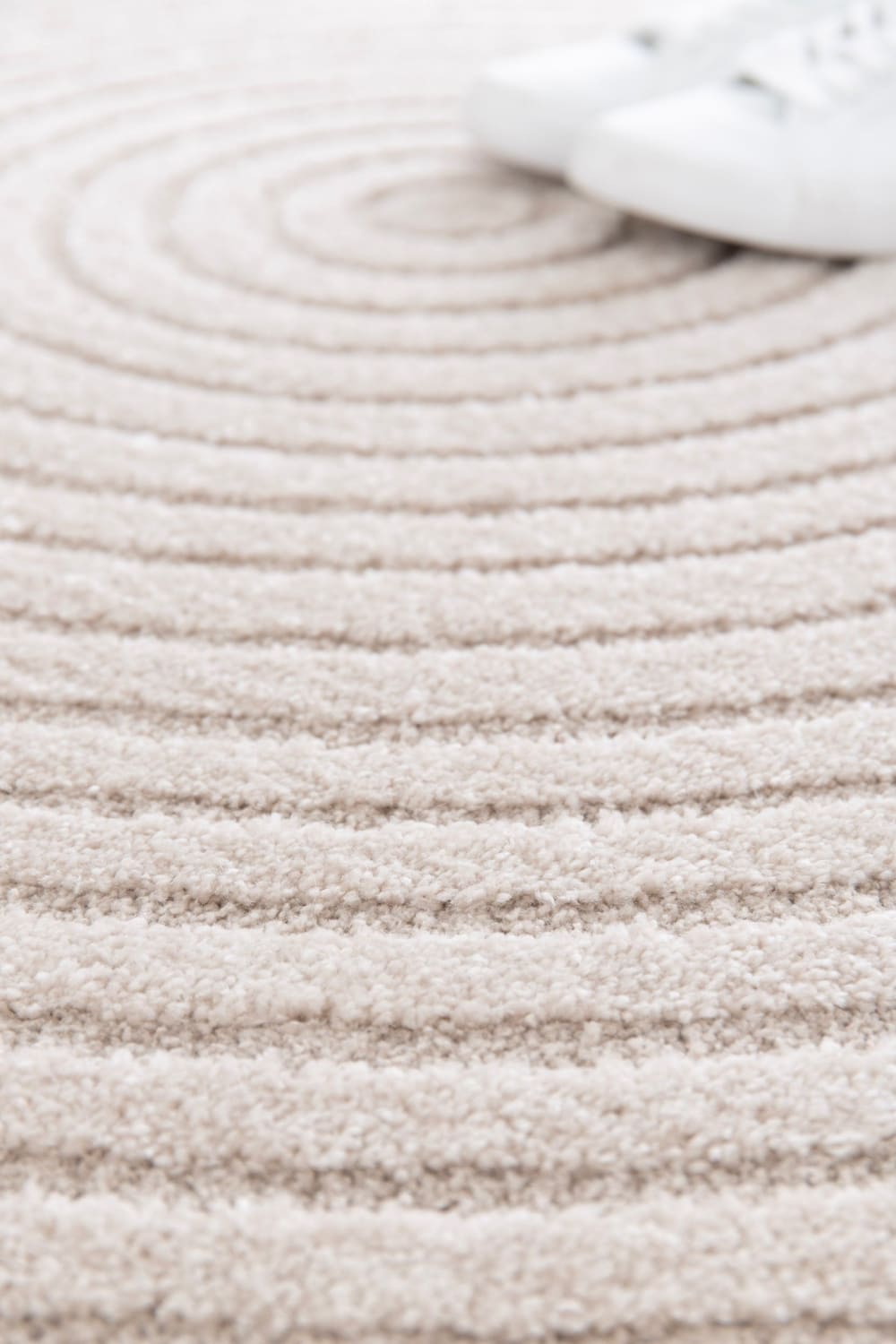 Tapis rond design avec effet relief 160 x 160 cm — vue 4