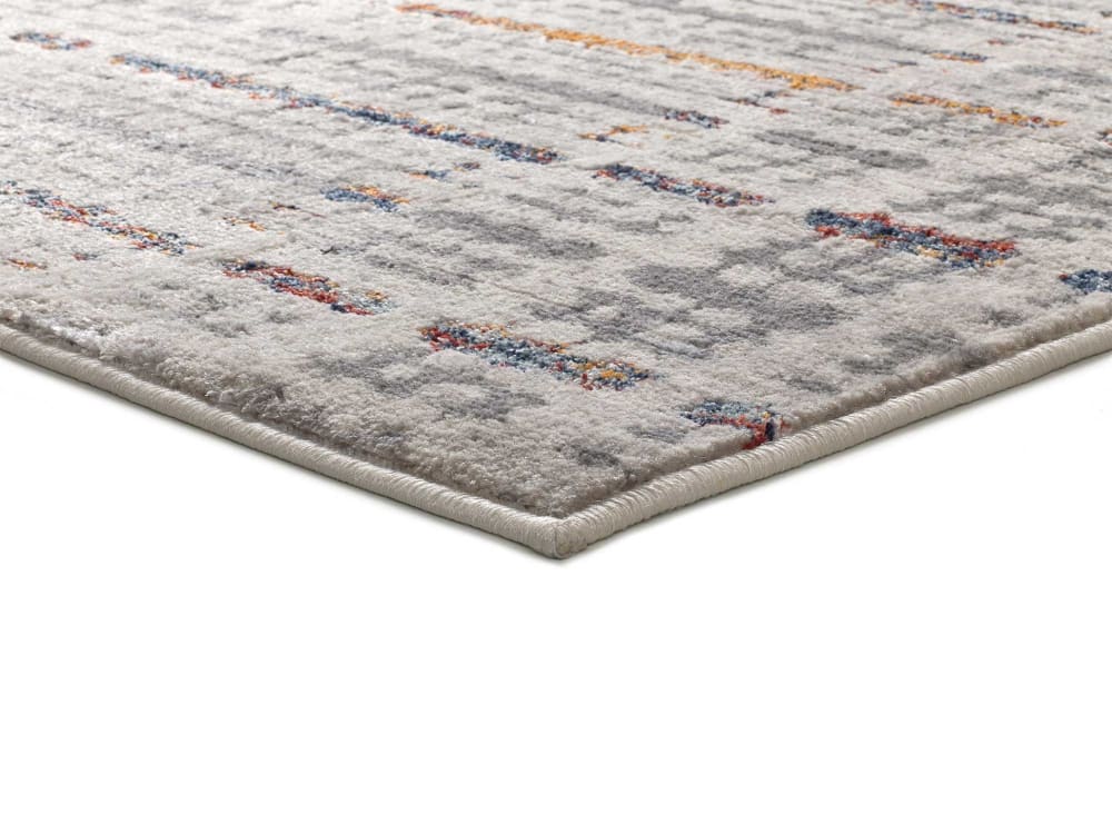 Tapis tissé fin de style contemporain multicolore 80 x 150 cm — vue 4