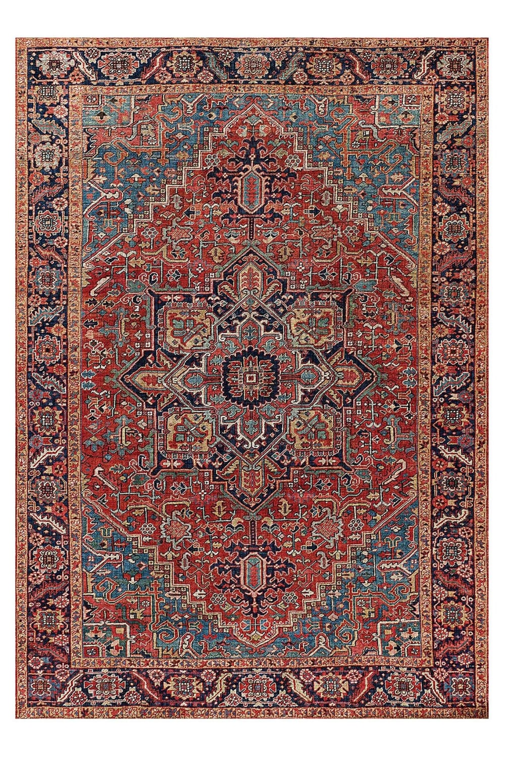 Tapis design finition couture anglaise 160 x 230 cm