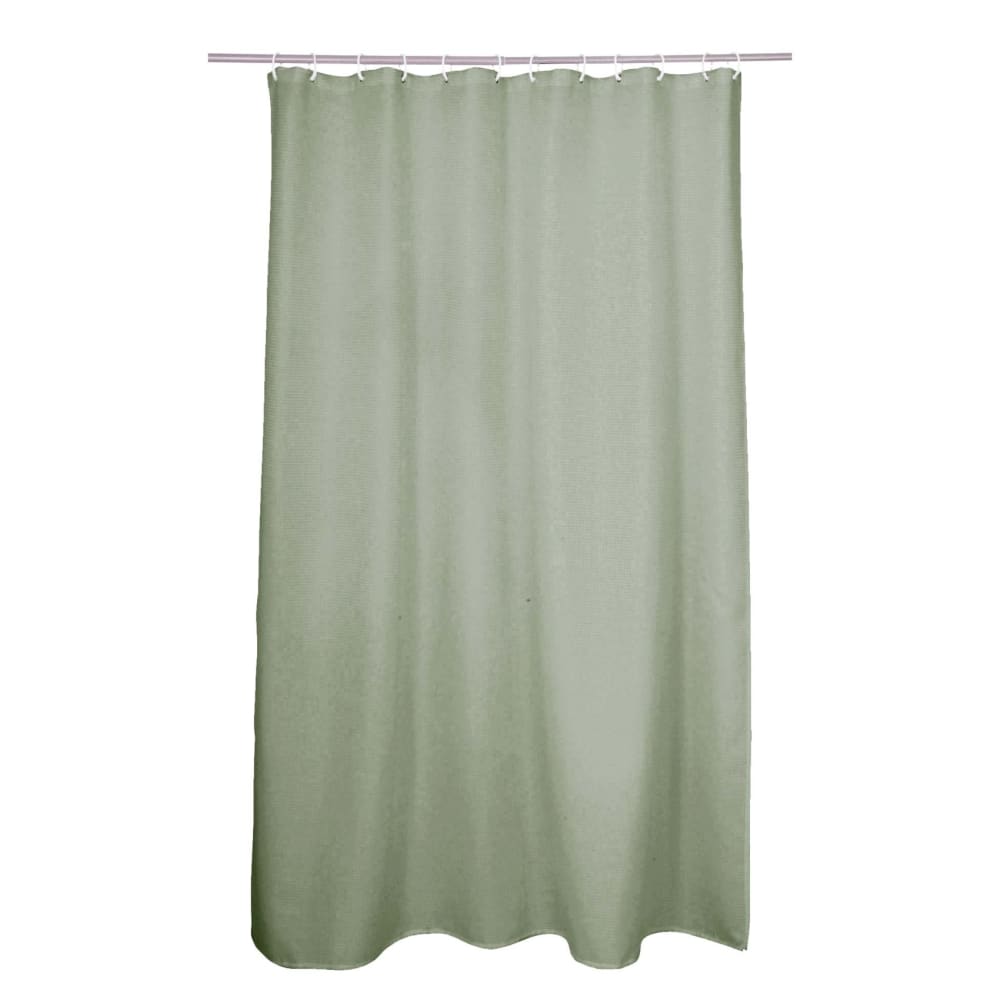 Rideau de douche vert sauge polyester sauge 0 x 180
