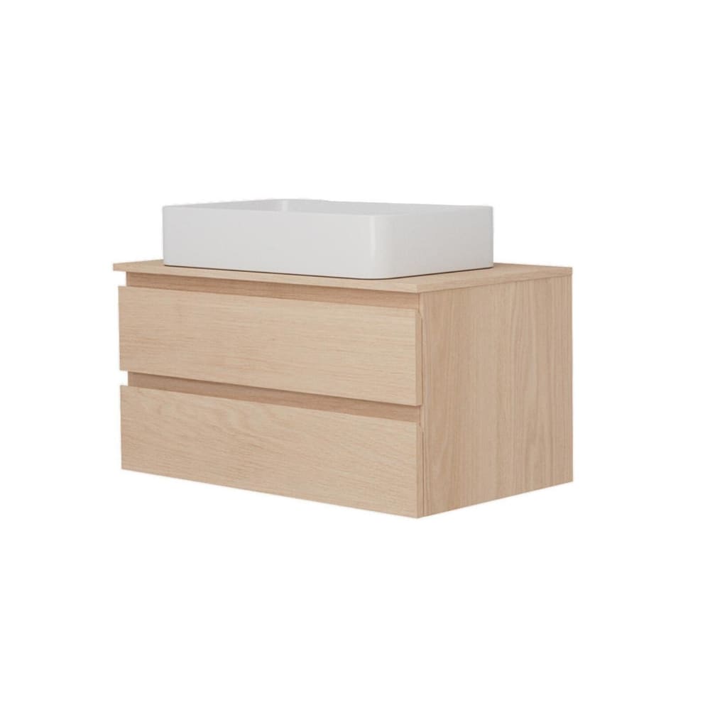 Ensemble meuble simple vasque  80 cm + vasque