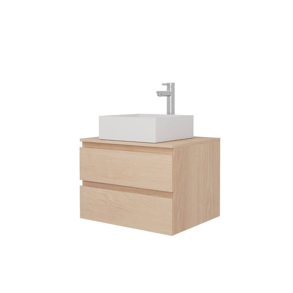 Ensemble Meuble simple vasque  60cm + Vasque + Robinet
