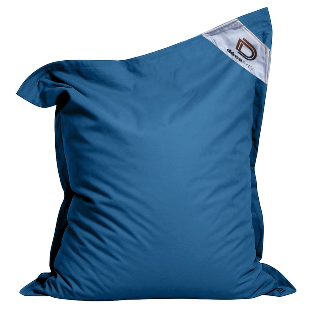 Housse pour Pouf Géant 180x140cm Intérieur et Extérieur - Bleu pétrole
