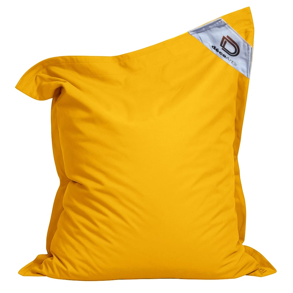 Housse pour Pouf Géant 180x140cm Intérieur et Extérieur - Jaune miel