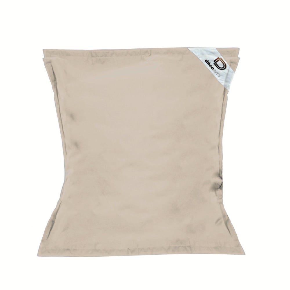 Housse pour Pouf Géant XXL 180x140cm Intérieur et Extérieur - Beige