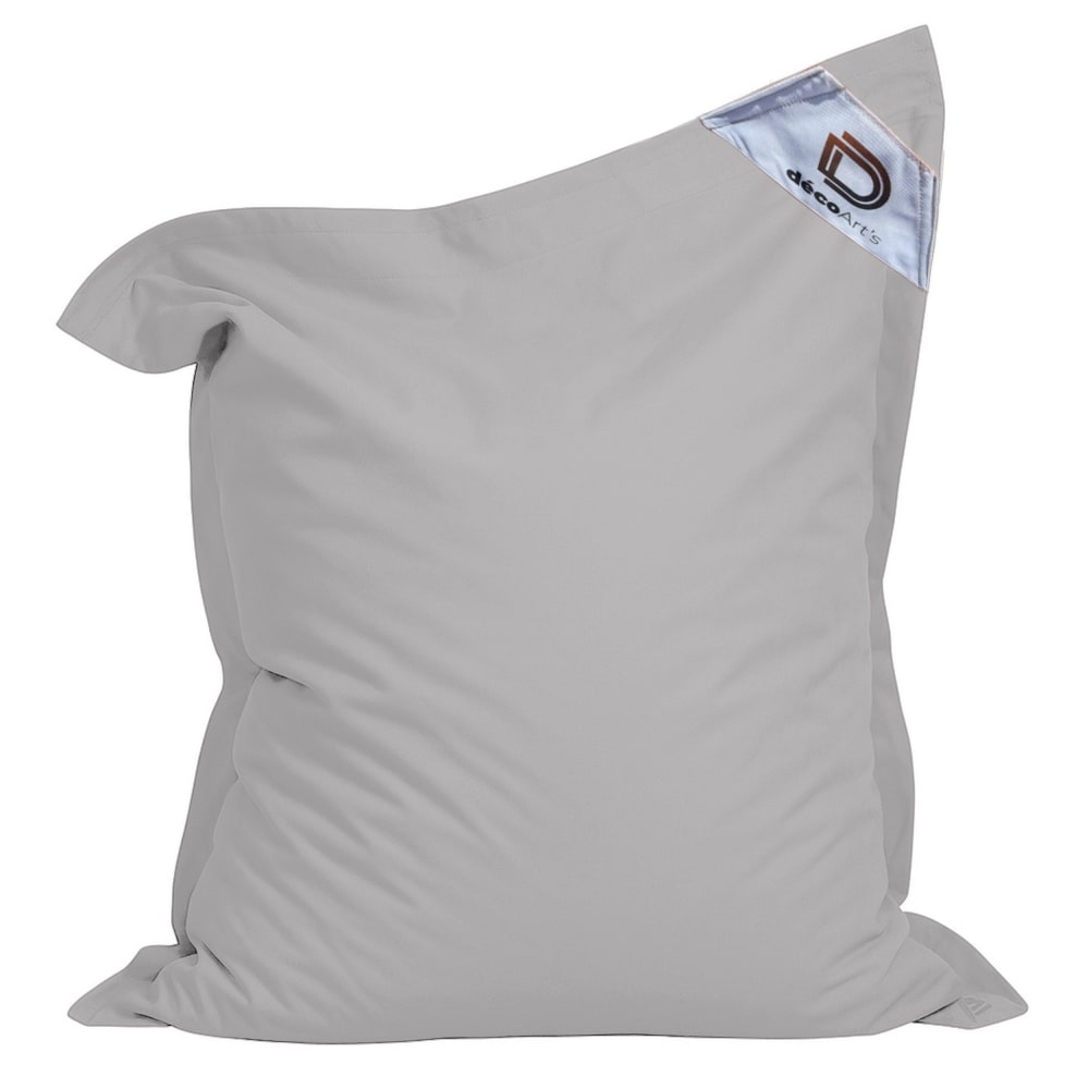 Housse pour Pouf Géant 180x140cm Intérieur et Extérieur - Gris galet