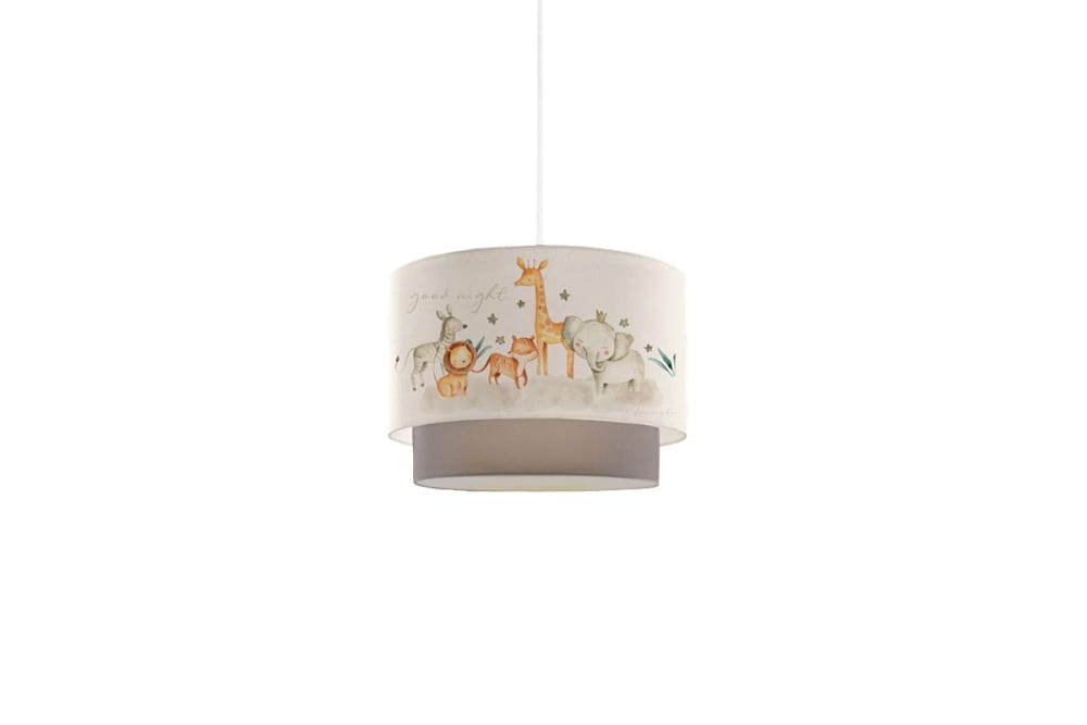 Suspension luminaire plafonnier enfants blanc 30x70 cm