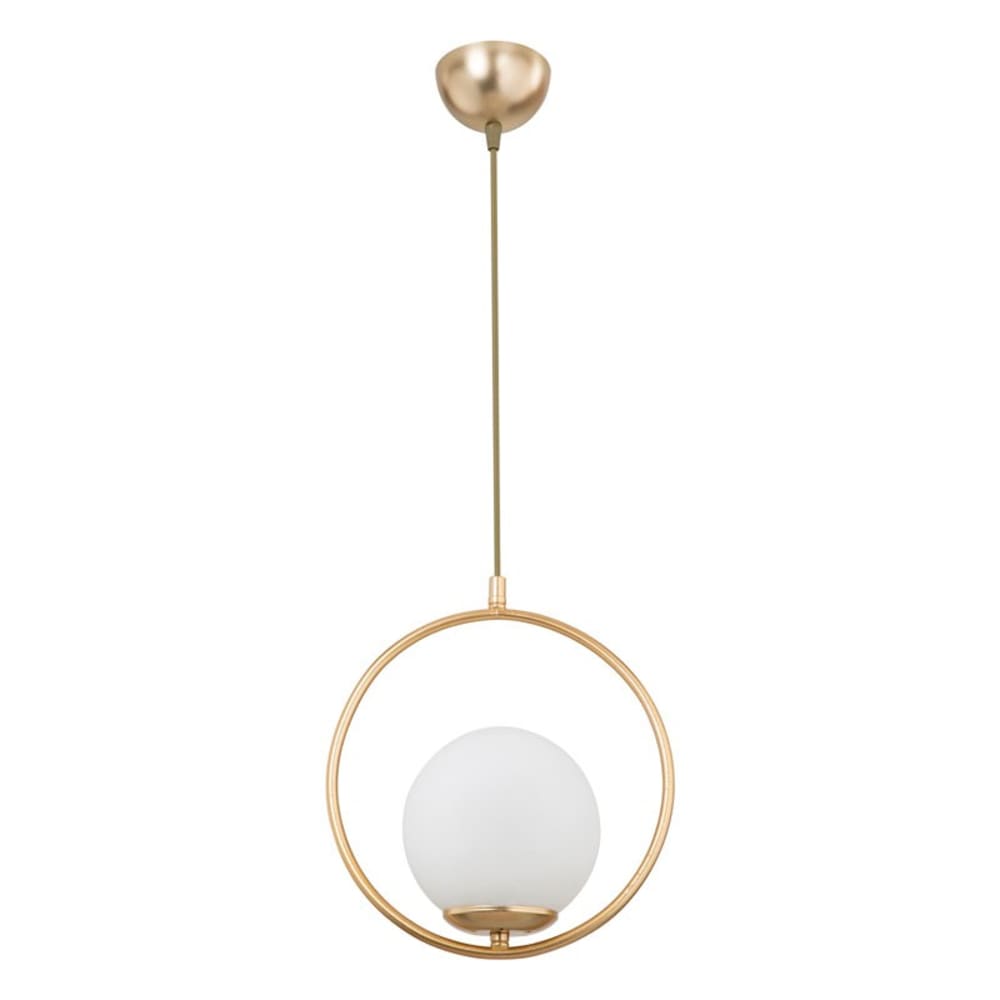 Suspension luminaire Plafonnier  Ε27 doré D26x75cm
