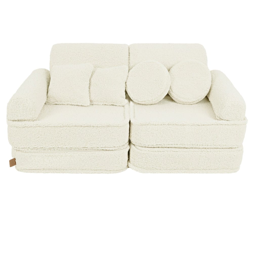 Canapé modulable enfant en peluche 10 pcs