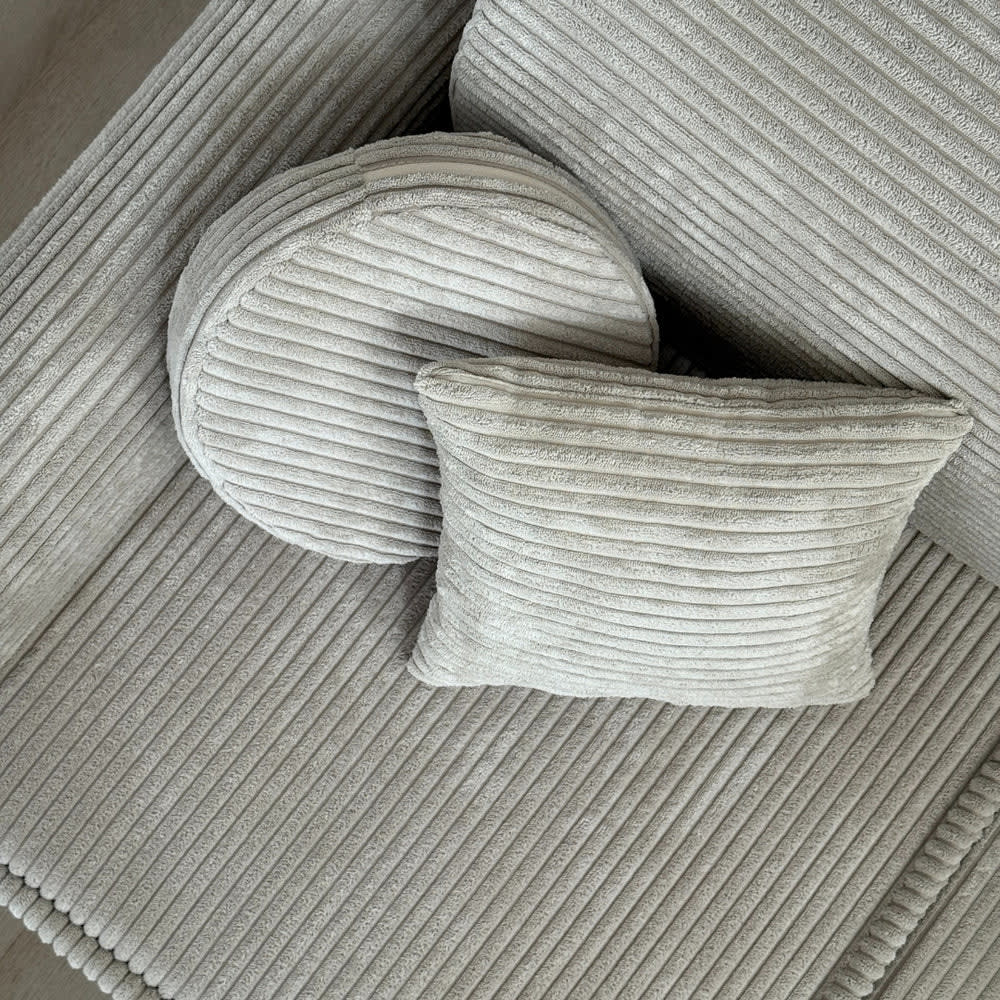 Canapé Pocket 120 cm velours côtelé 12 pcs