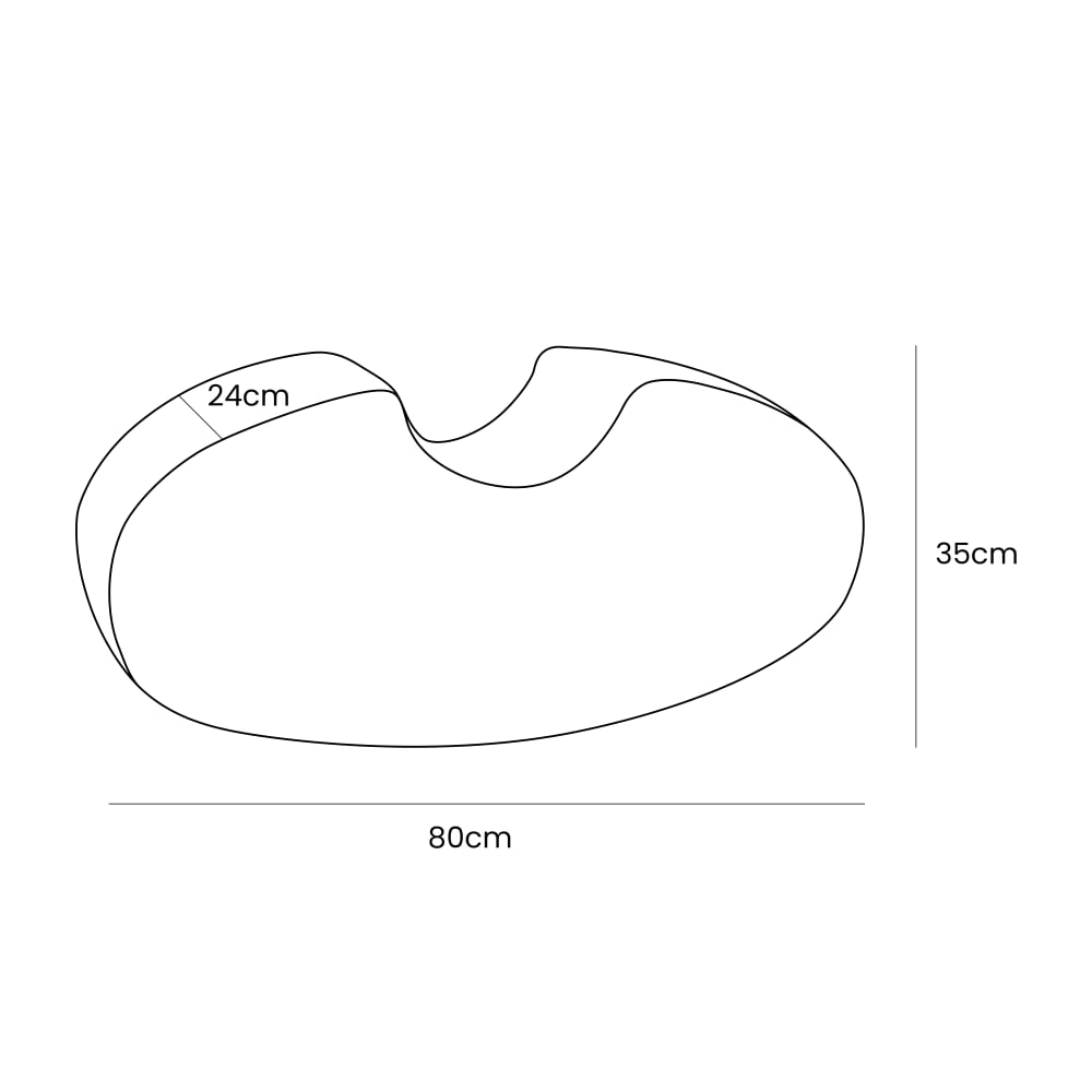 Bascule pour enfant en mousse blanche