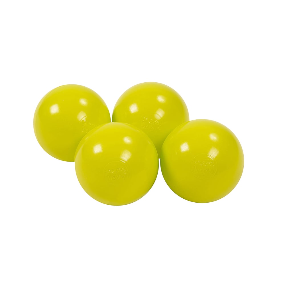 MeowBaby 50 Bälle für ein Bällebad 7cm GRÜN PVC - POLYVINLYCHLORID Kinder