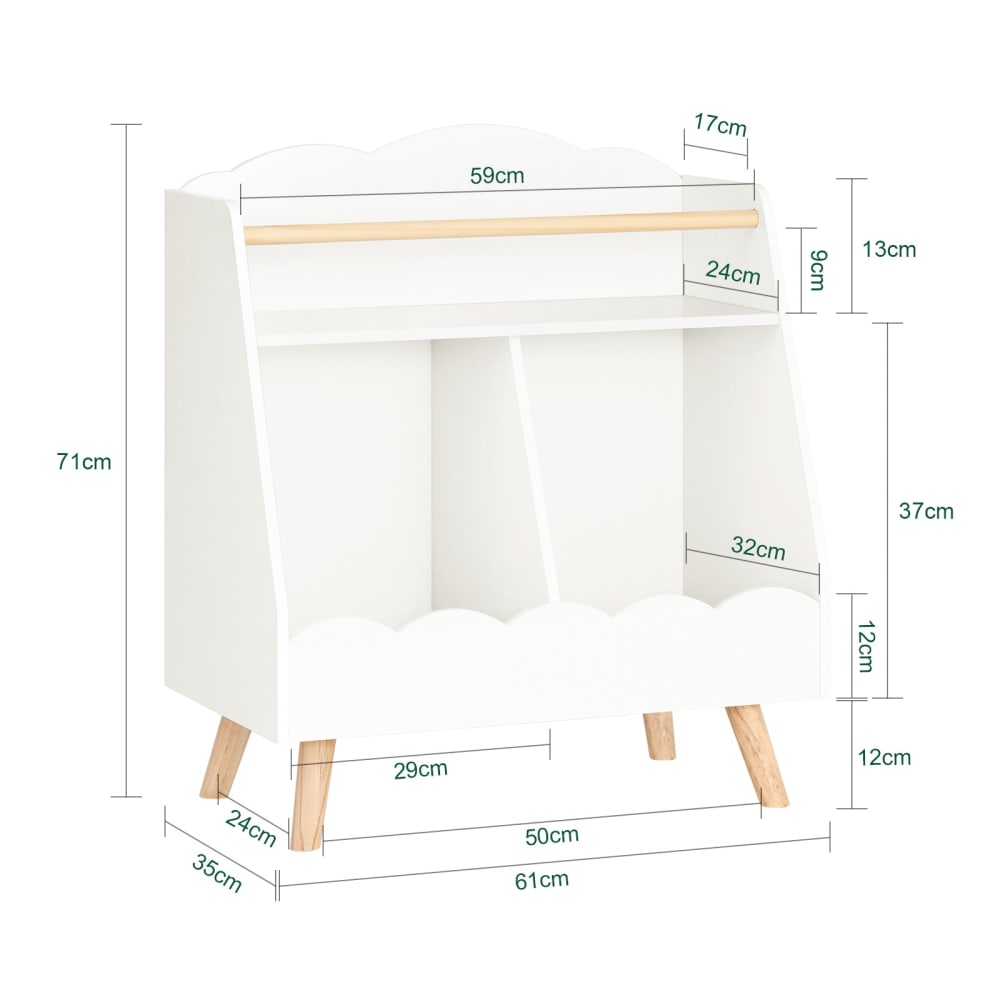 Kinderregal aus MDF(E1) Holz weiß - Maisons Du Monde