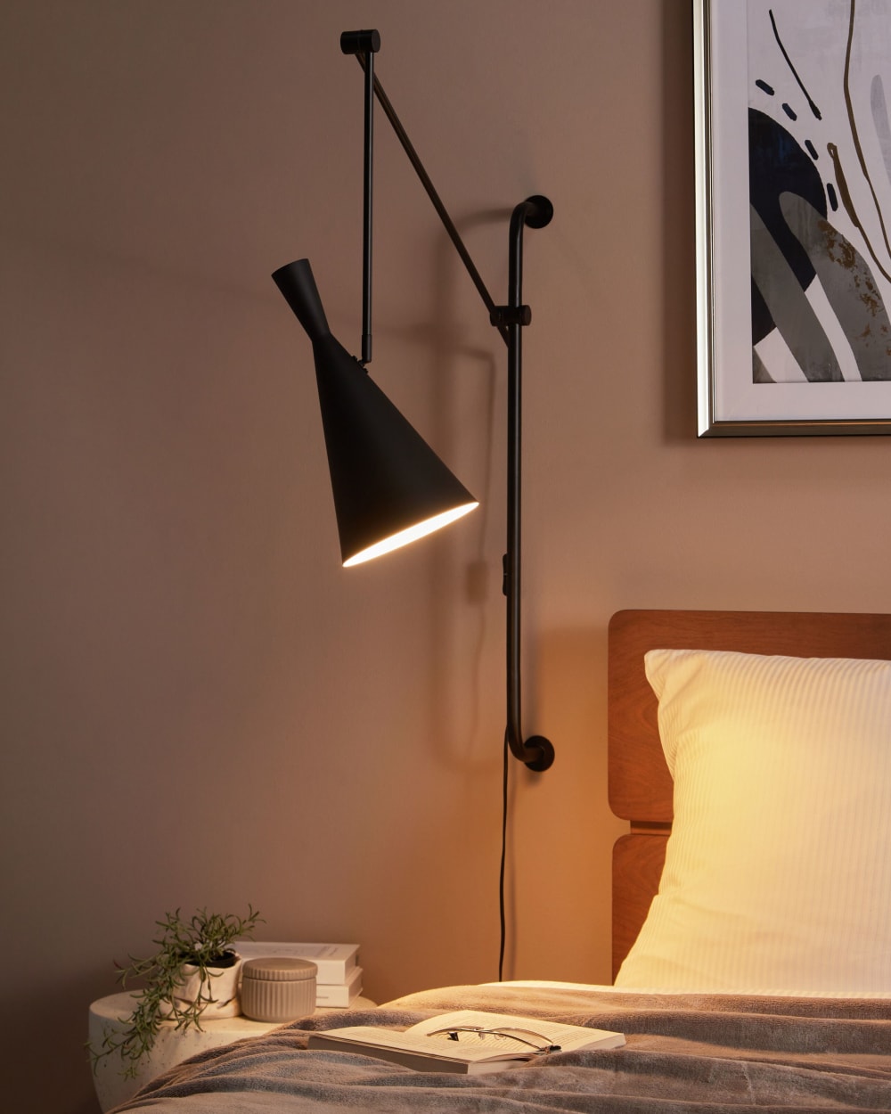 Wandleuchten aus Metall 83-125cm, schwarz - Maisons Du Monde