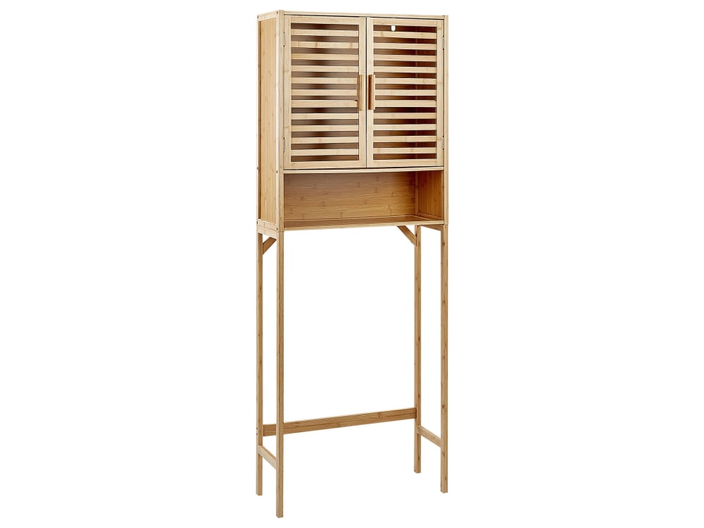 Badezimmerschrank Aus Holz 167Cm, Braun
