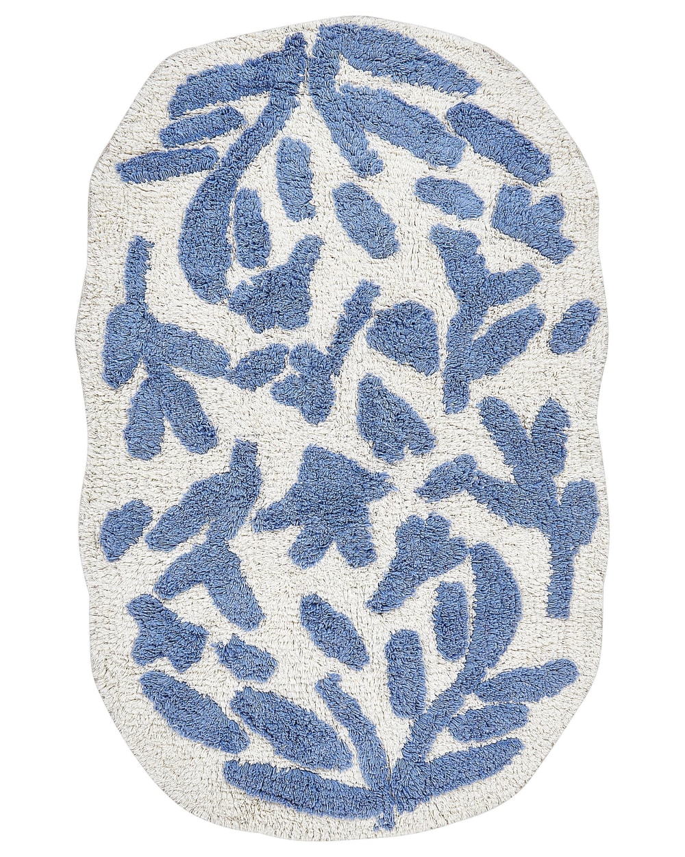 Badematte Aus Stoff 90X60 Cm, Blau