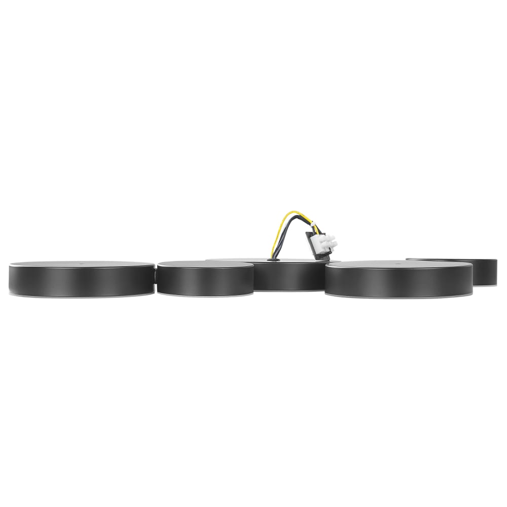 Plafonnier à led métal noir — vue 4
