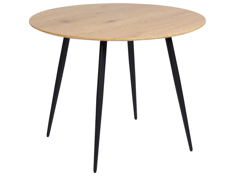 Beliani Esszimmertisch 4 Personen aus Mdf-platte, braun style modern - Spanplatte