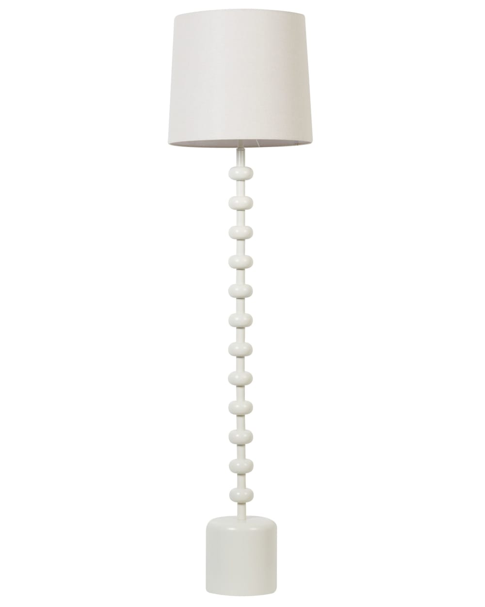 Lampadaire métal blanc