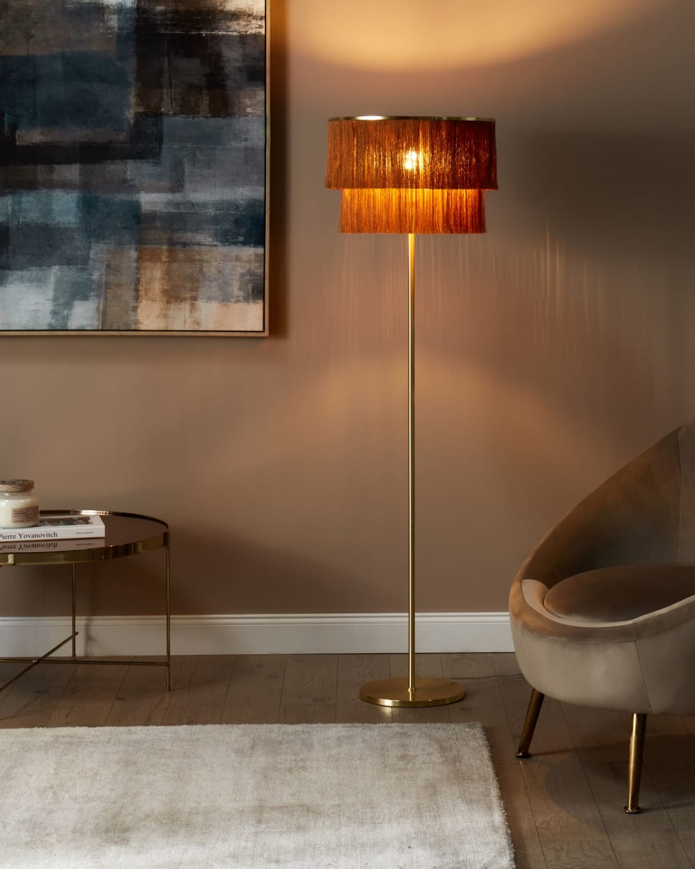 Stehleuchten aus Metall 137cm, braun - Maisons Du Monde