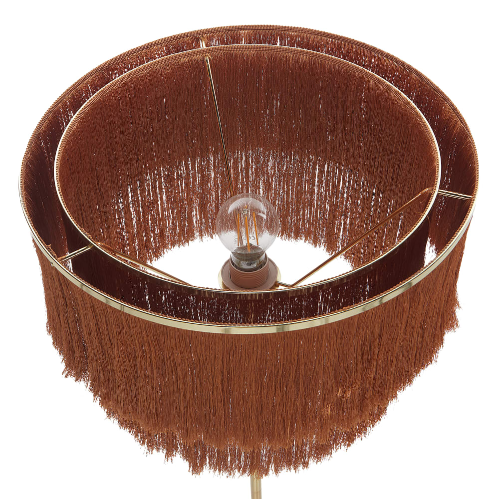 Lampadaire métal marron — vue 4