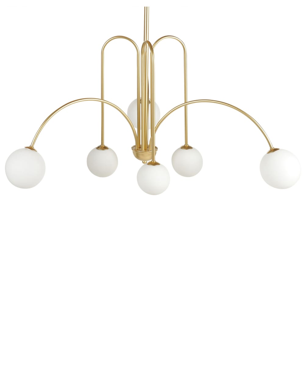 Beliani Kronleuchter aus Metall 80cm, gold style vintage - Metall