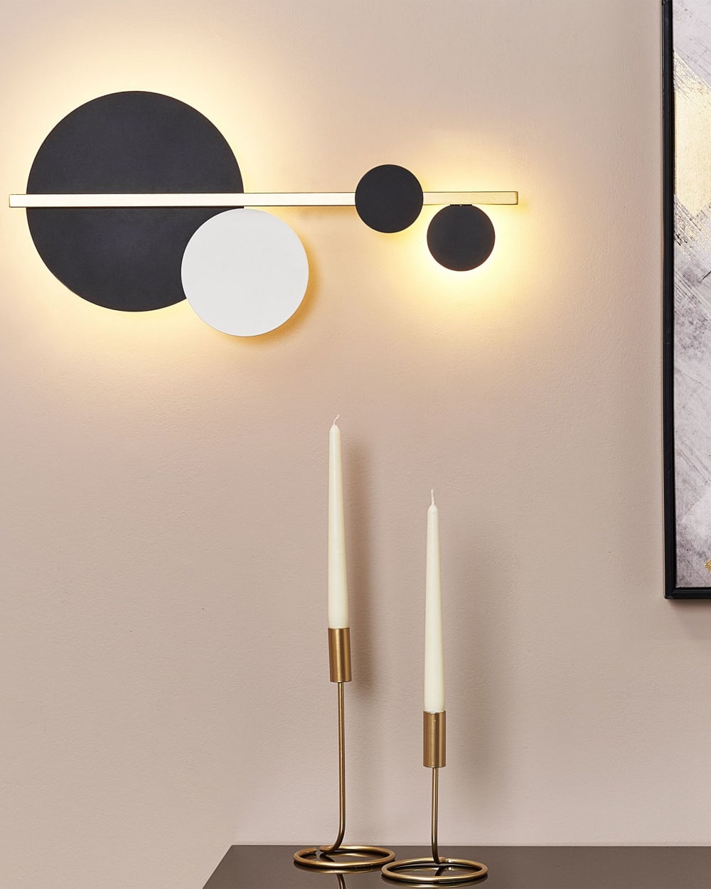 LED Wandleuchten aus Metall 29cm, schwarz - Maisons Du Monde