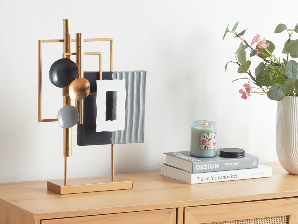 Dekofigur aus Metall 45cm, gold - Maisons Du Monde