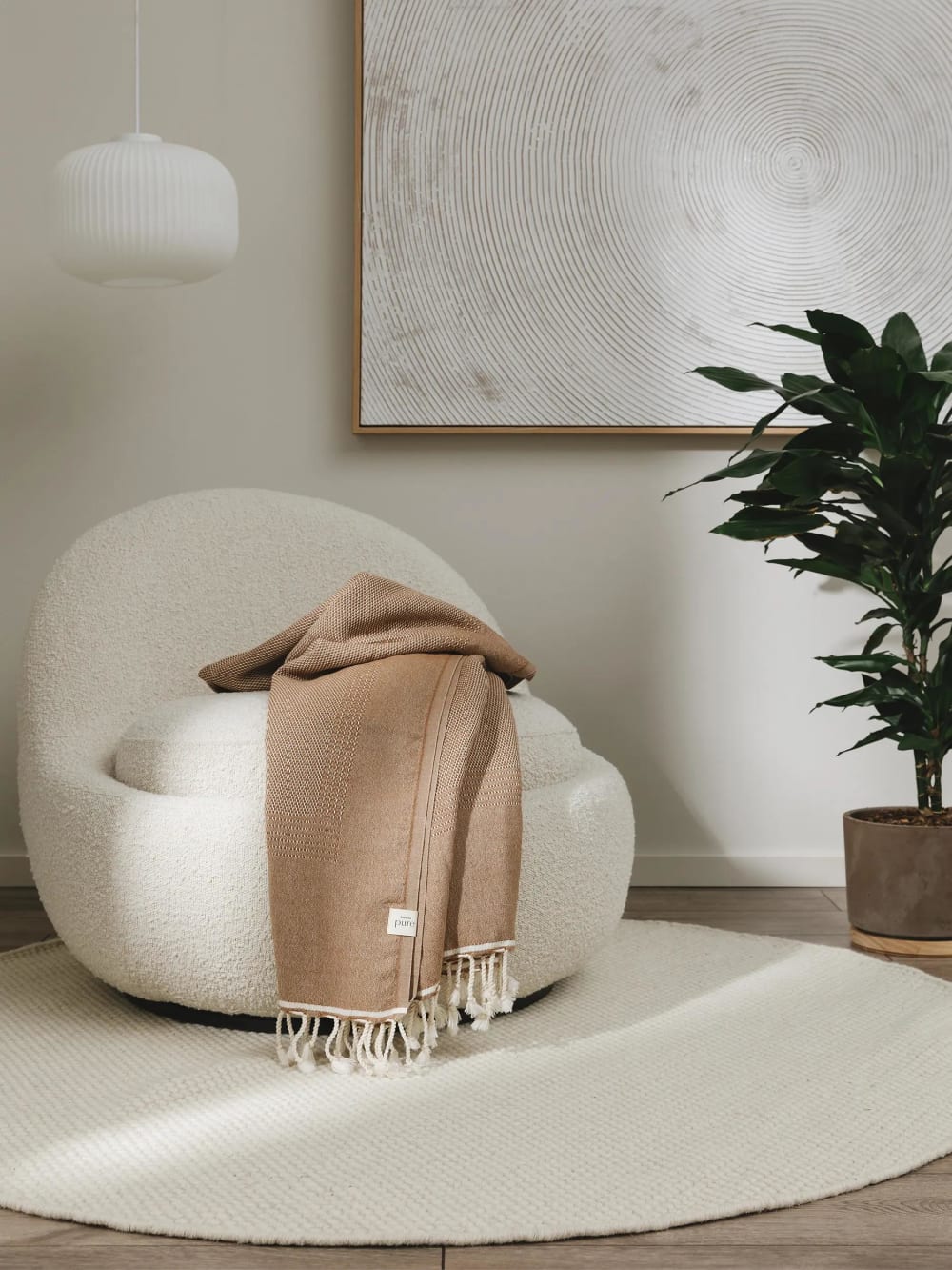 Decke braun 140x200 - Maisons Du Monde