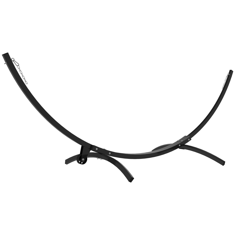Support de hamac charge max 150kg métal noir