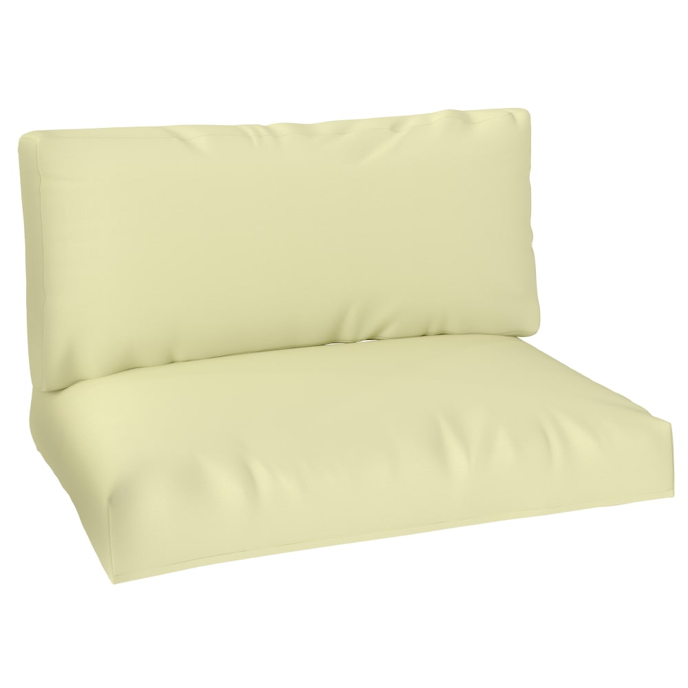 Coussins de palette extérieur lavable polyester beige