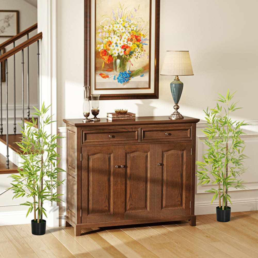 Plantes artificielles bambou arbre 120 cm pot artificiel vert — vue 4