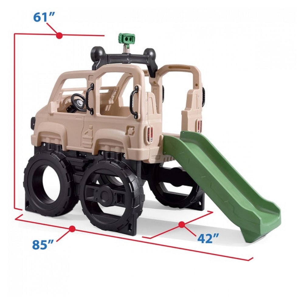 Camion Safari escalade et toboggan