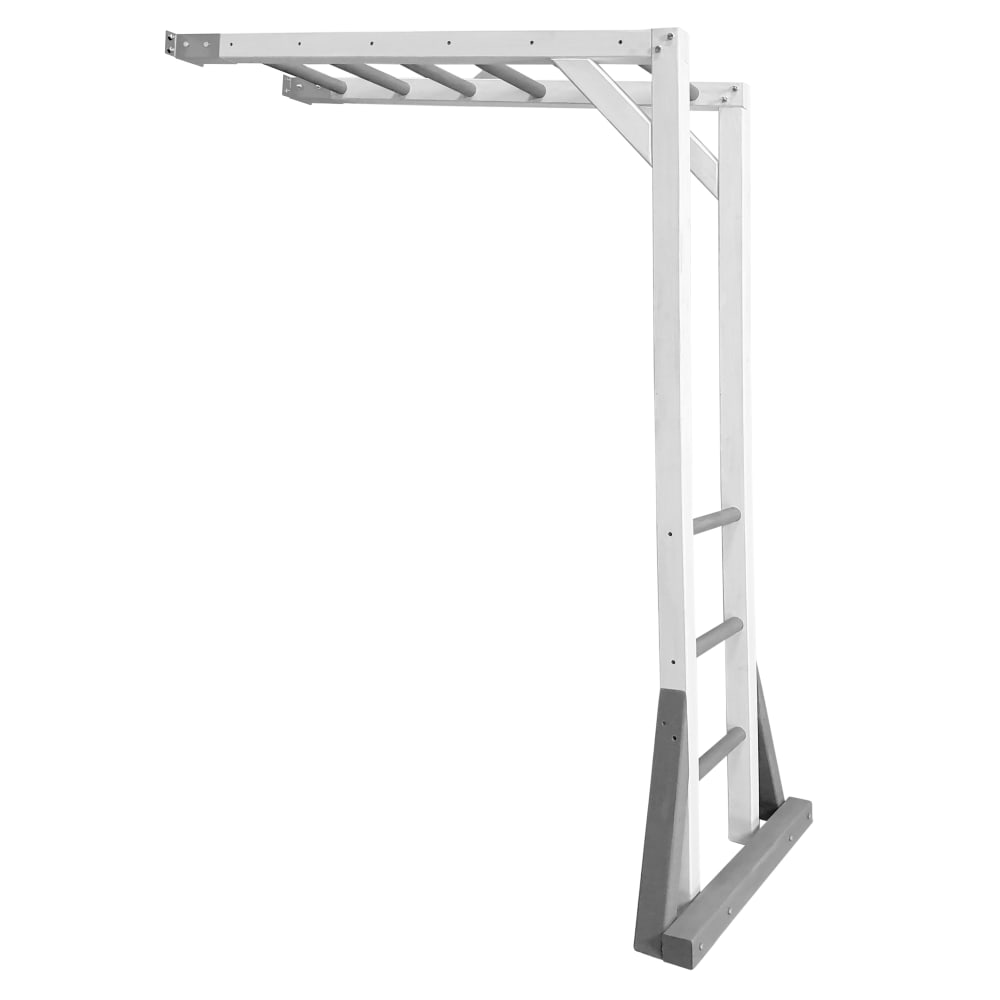 AXI Cadre d'escalade en bois Gris Banc pour Beach Tower