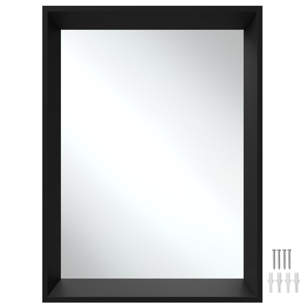 Miroir mural rectangulaire avec cadre design minimaliste 40x60cm