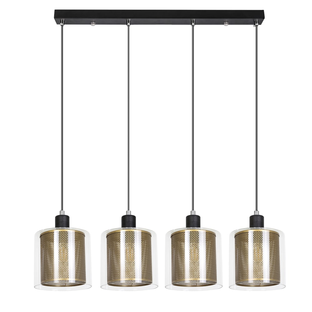 suspension En Métal,L:150,Noir