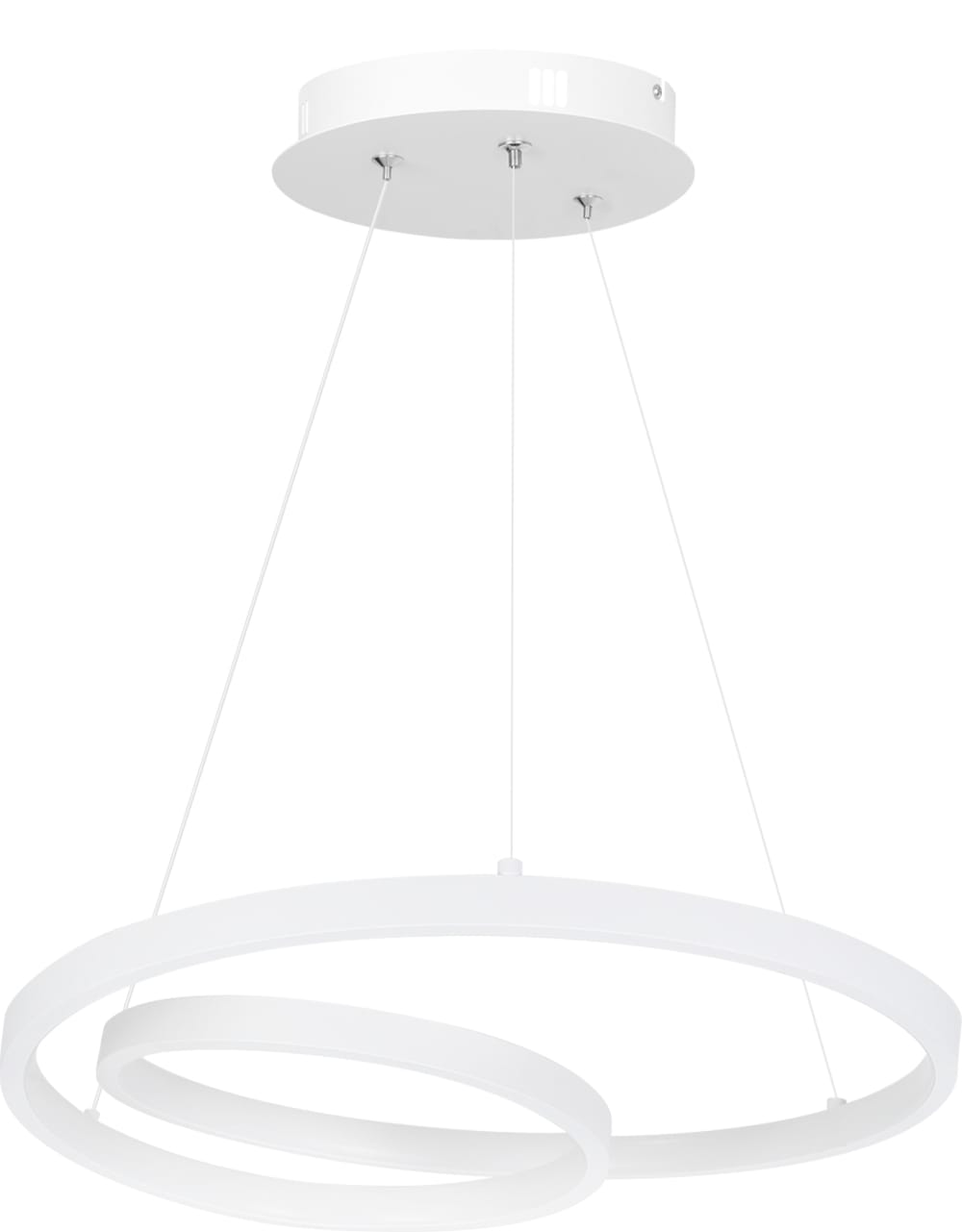 Suspension en métal blanc