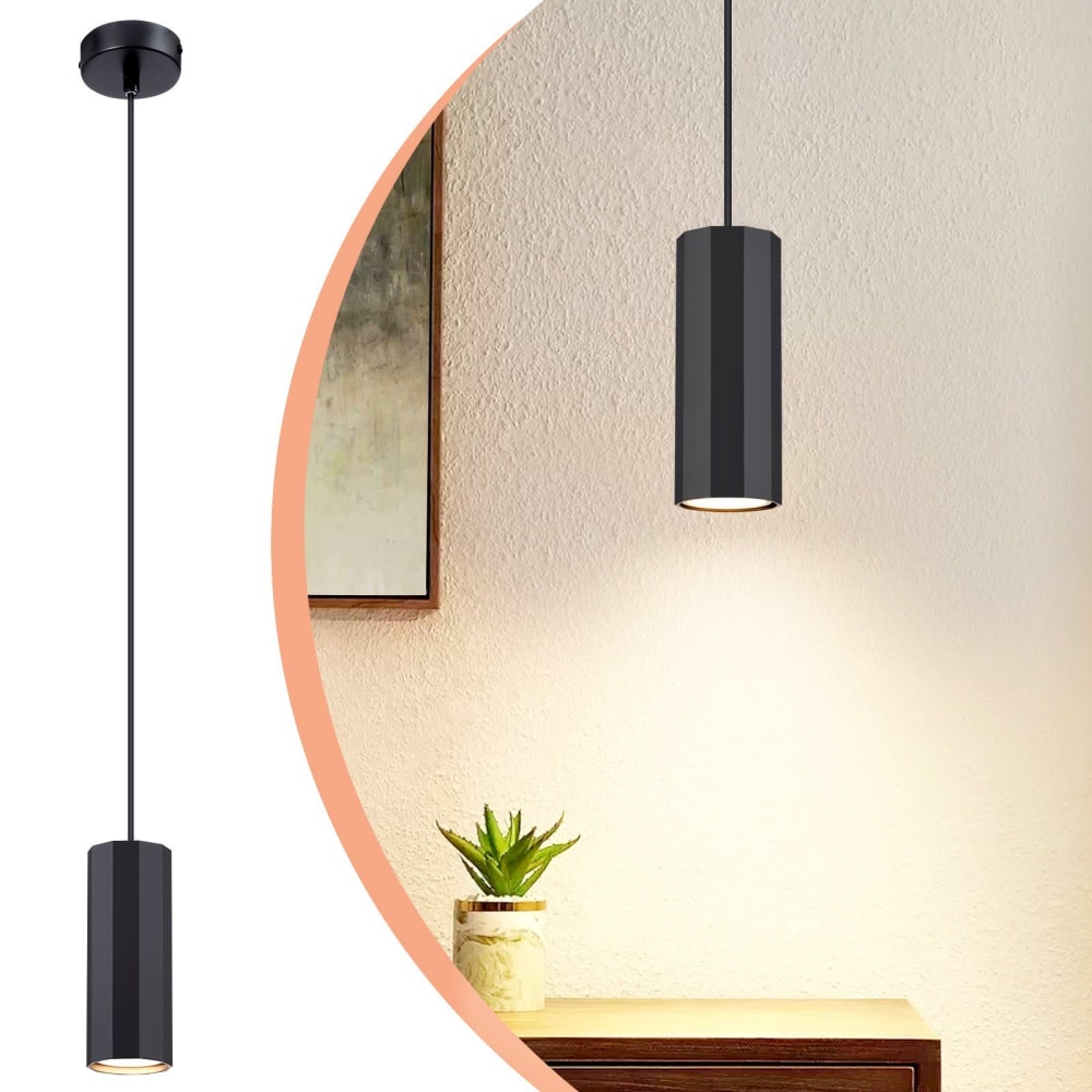 Stoff - suspension en métal, coloris noir, l 8 cm, gu10 — vue 3