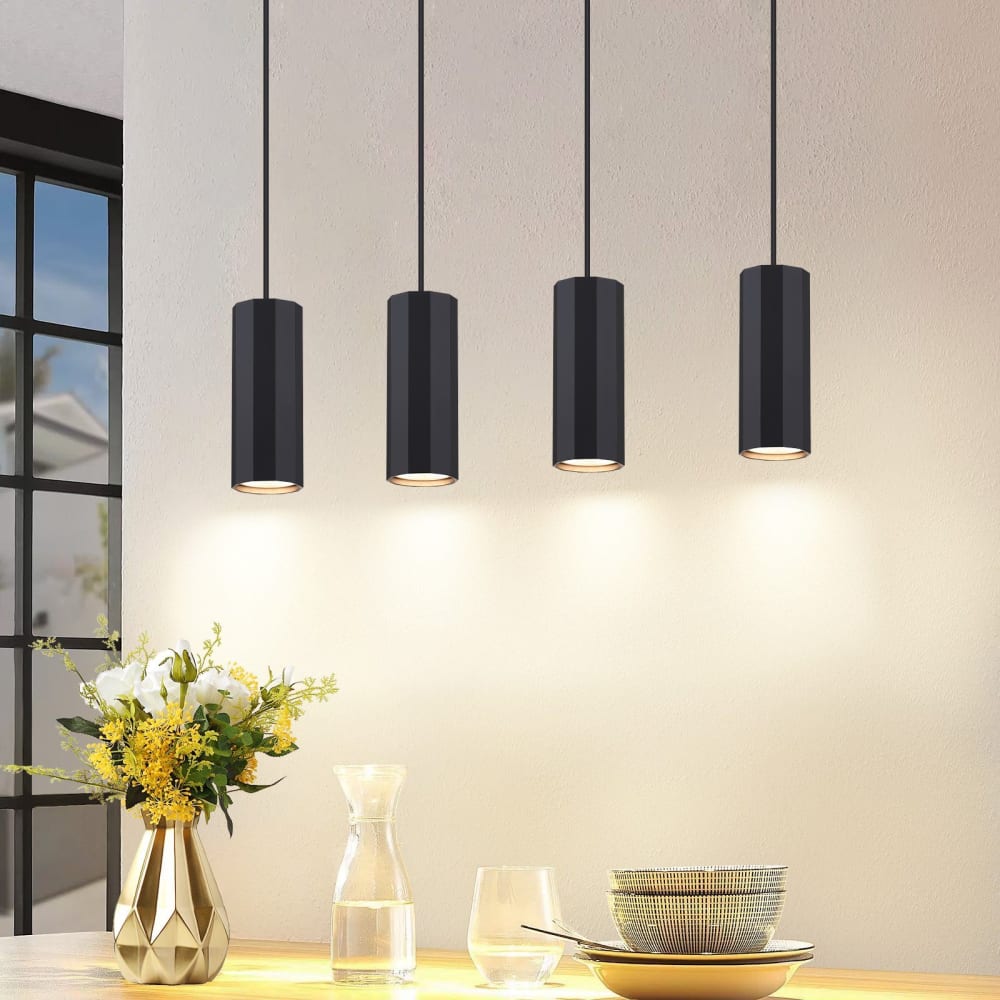 Kahn - suspension en métal, coloris noir, l 60 cm, gu10 — vue 3