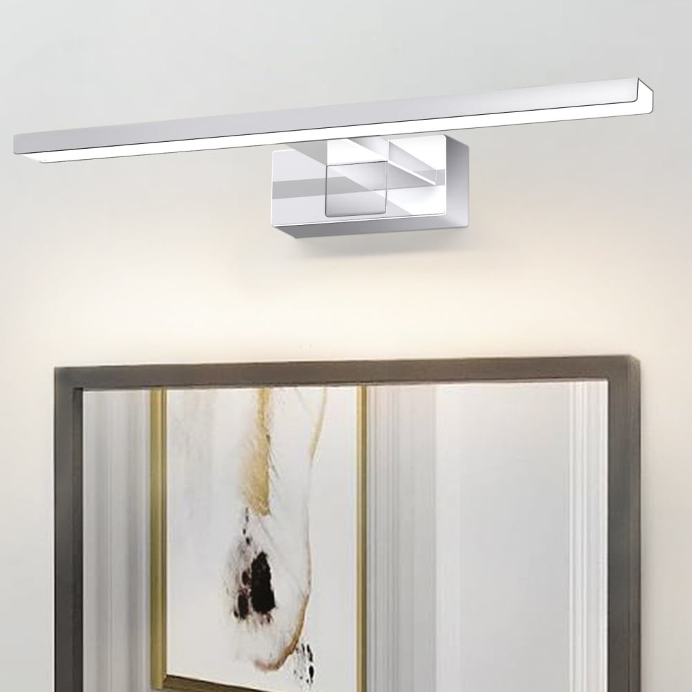 Morgan - Wandleuchte aus Metall, Silber, L 40 cm - Maisons Du