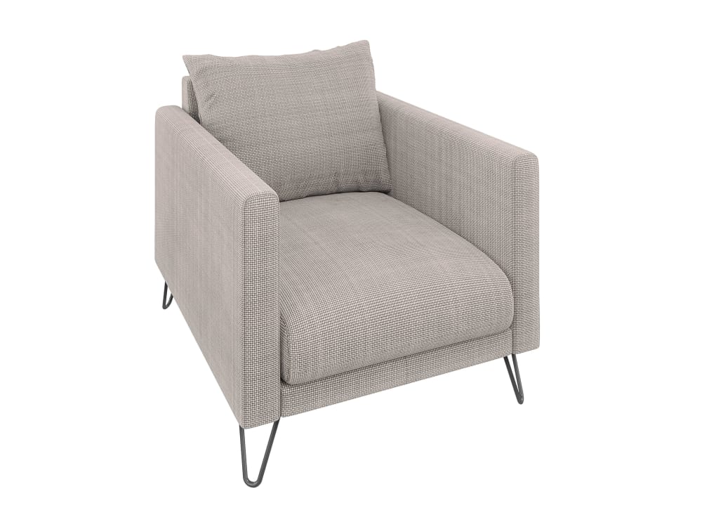 fauteuil en tissu chenille
