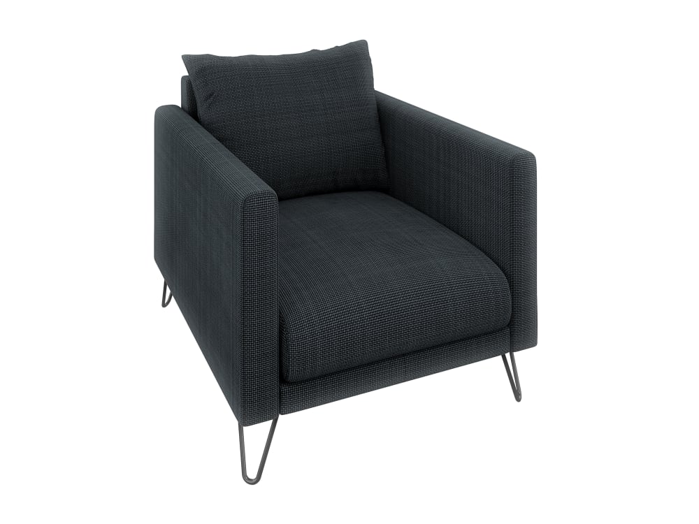 fauteuil en tissu chenille