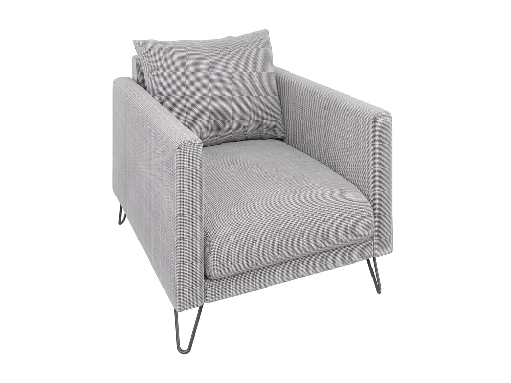 fauteuil en tissu chenille