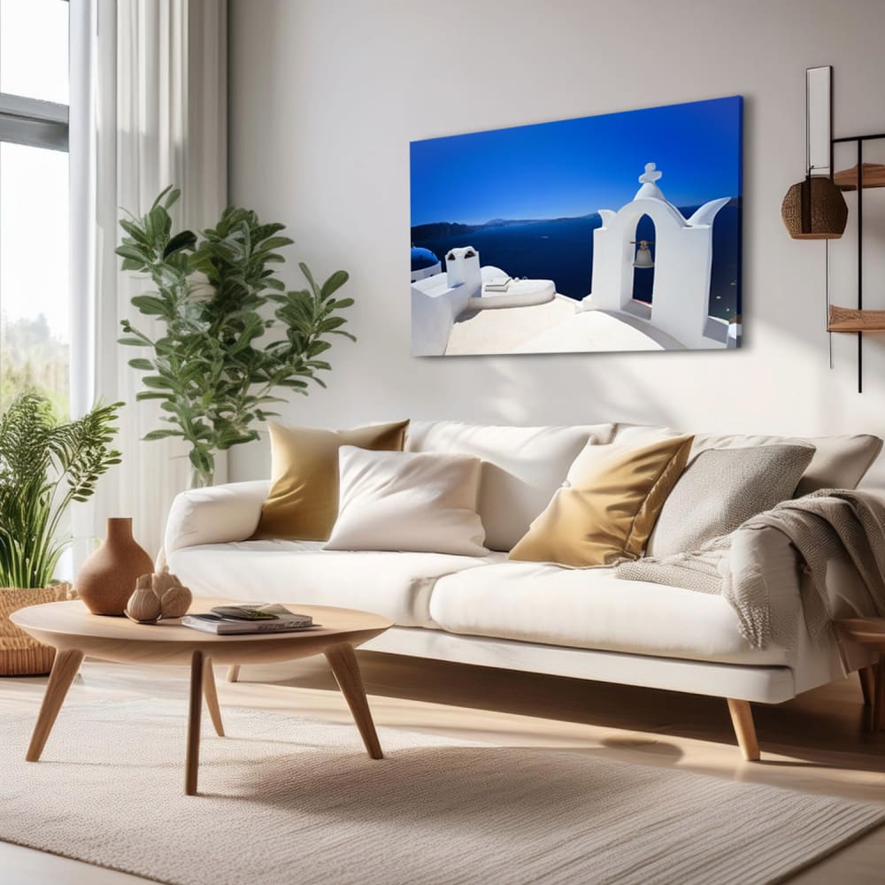 Impression sur Toile - SANTORINI - cm 70x100