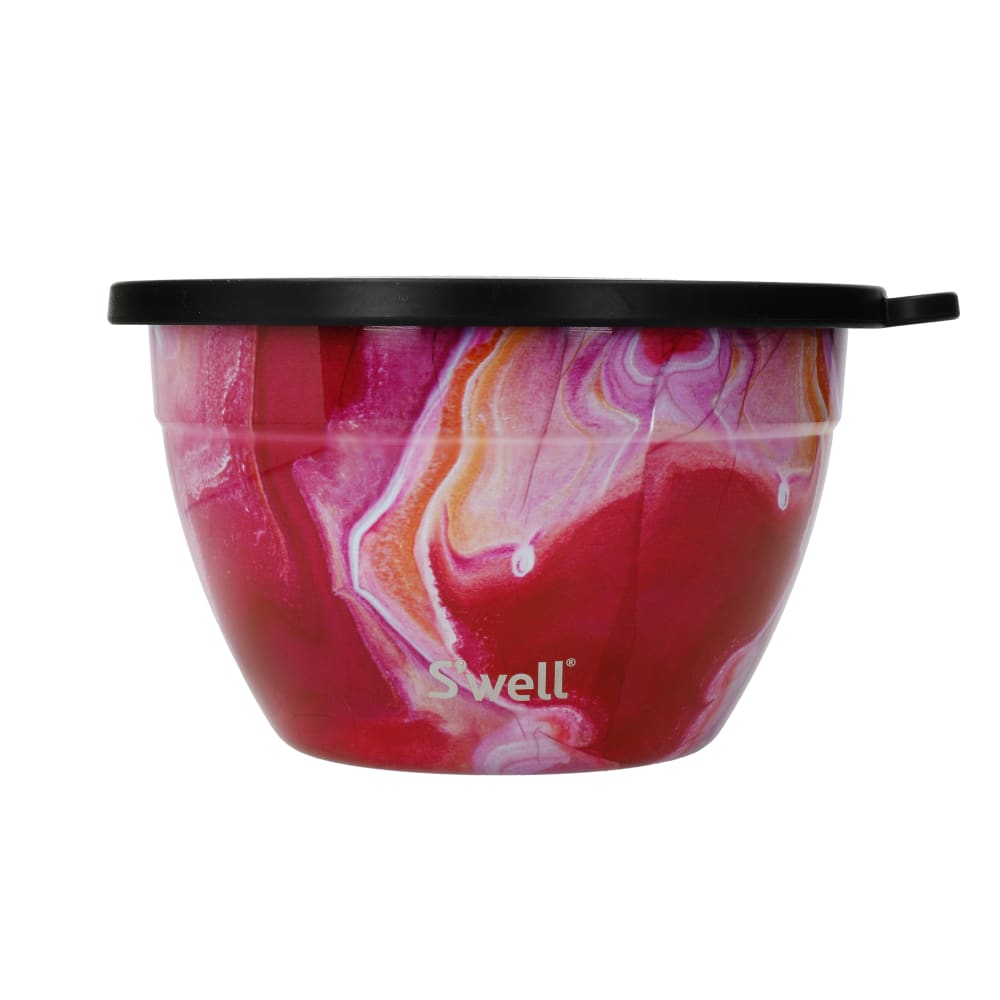 Kit saladier en agate rose, 1.9L