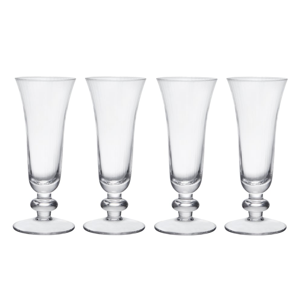 SalernoLes verres à champagne, set de 4, 170ml